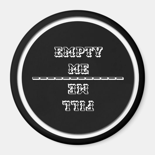 sauber schmutzig magnet (Vorne)