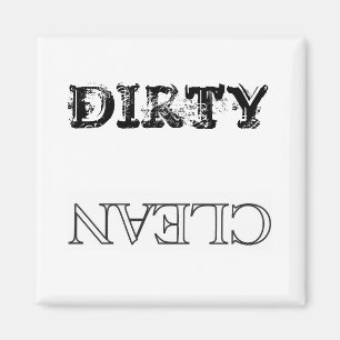 Sauber, schmutziger Magnet