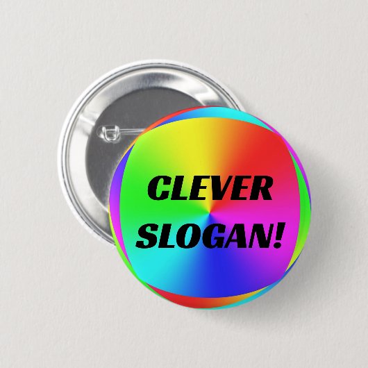 SAUBER SLOGAN! (Ändern der Wörter) Button (Vorne & Hinten)