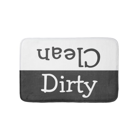 sauber und dreckig badematte (Vorderseite)