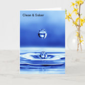 Sauber und nüchtern karte (Gelbe Blume)