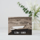 Sauber und nüchtern postkarte (Stehend Vorderseite)