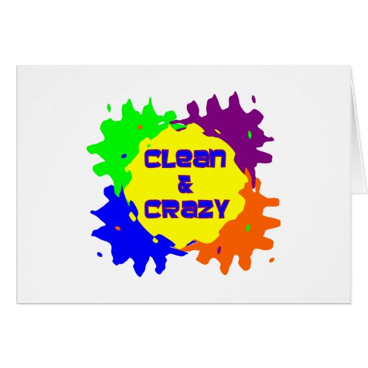 Sauber und verrückt (Vorderseite (Horizontal))