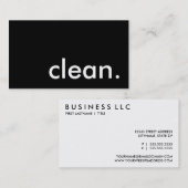 sauber. visitenkarte (Vorne/Hinten)