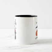sauber zweifarbige tasse (Mittel)