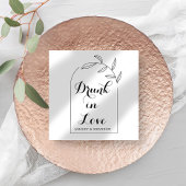 Saubere Arch Minimal Wedding Napkins Serviette