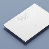 saubere Briefmarke der superminimalistischen Rücks Permastempel