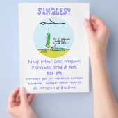 Saubere Christliche Single Party Flyer (Hand)