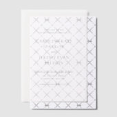 Saubere Elegant Hochzeit Save the Date Pergament Einladungen (Versetzt (Einladung))
