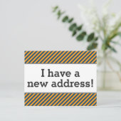 Saubere, elegante und beachtliche Neu-Zuhause Ankündigungspostkarte (Stehend Vorderseite)