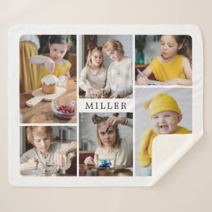 Saubere, elegante weiße Familie 6 Fotomaterial Sherpadecke