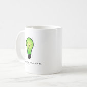 Saubere Energie-Birne - Tasse (Vorderseite Links)