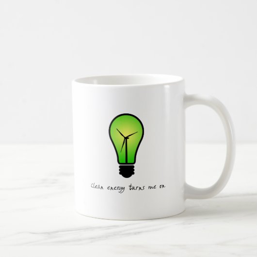 Saubere Energie-Birne - Tasse (Rechts)
