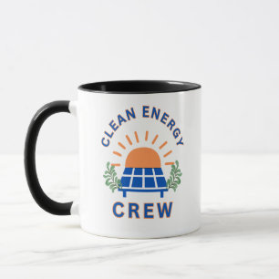 Saubere Energie-Mannschaft Tasse