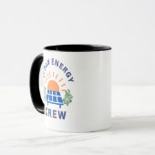 Saubere Energie-Mannschaft Tasse (Vorderseite Links)