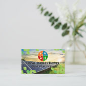 saubere Energie | Solarpaneel | Technologie Visitenkarte (Stehend Vorderseite)