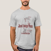 Saubere Energie T-Shirt (Vorderseite)