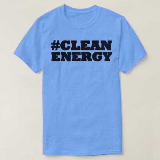 saubere Energie T-Shirt (Design vorne)