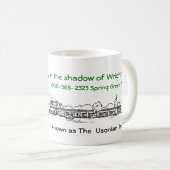 Saubere Entwurfs-Tasse Usonian Gasthauses Kaffeetasse (VorderseiteRechts)