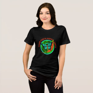 Saubere Erde Frohen Tag der Erde T-Shirt Tri-Blend Shirt
