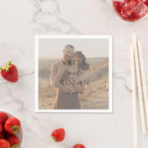 Saubere Foto Moderne Hochzeit Serviette