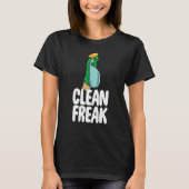 Saubere Freak Reinigungsmittel für Frauen Reinigun T-Shirt (Vorderseite)