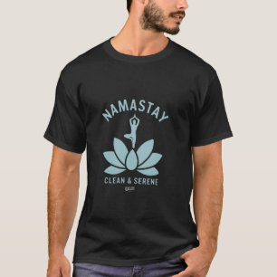 Saubere friedliche Yoga Narcotics Anonymous NA AA T-Shirt