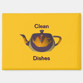 Saubere Geschirr Geschirrspülmaschine Magnet (Vorderseite)