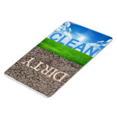 Saubere Geschirrspülmaschine 4"X6"-Magnet Magnet (Linke Seite)