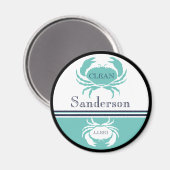 Saubere Geschirrspülmaschine Aquamarin blaue Küste Magnet (Vorderseite/Rückseite)