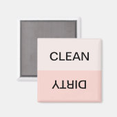 Saubere Geschirrspülmaschine Magnet mit minimalem (Vorderseite/Rückseite)