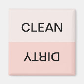 Saubere Geschirrspülmaschine Magnet mit minimalem  (Vorne)