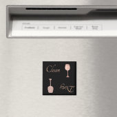 Saubere Geschirrspülmaschine Rose Gold Foil Glitze Magnet (In Situ (Geschirrspüler))