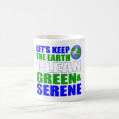 saubere grüne Erde Kaffeetasse (Mittel)