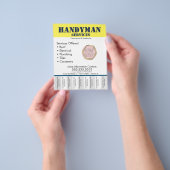 Saubere Handyman-Installationsdienste reißen den F Flyer (Gruppe)
