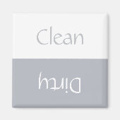 Saubere Hautfarbe (grau und weiß) Magnet (Vorne)