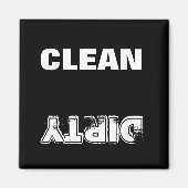 Saubere Hautfarbe (schwarz und weiß) Magnet (Vorne)