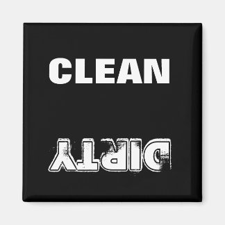 Saubere Hautfarbe (schwarz und weiß) Magnet