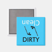 Saubere Hockeygeschirrspülmagnete Magnet (Vorderseite/Rückseite)