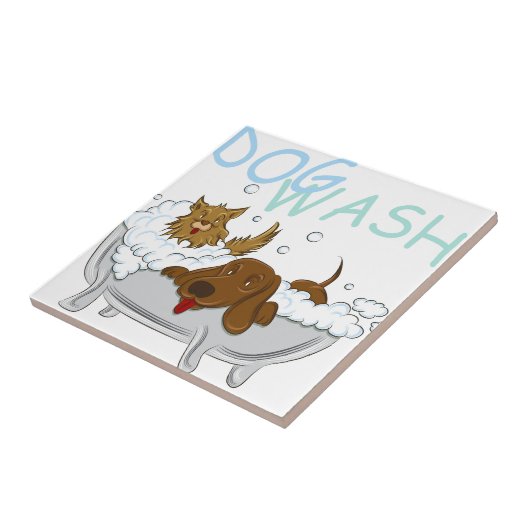 Saubere Hundewäsche Fliese (Seite)