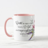 Saubere Kaffee-Tasse Tasse (Links)