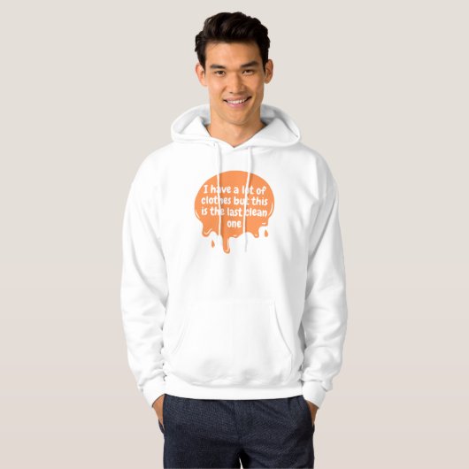 saubere Kleidung Hoodie (Vorne ganz)