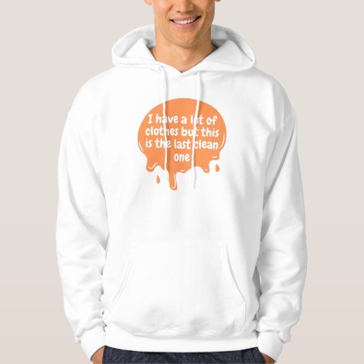 saubere Kleidung Hoodie (Vorderseite)