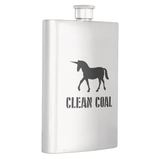 Saubere Kohle Flachmann (Rechts)