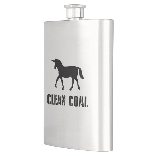 Saubere Kohle Flachmann (Links)