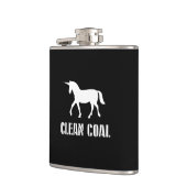 Saubere Kohle Flachmann (Links)