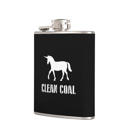 Saubere Kohle Flachmann (Links)