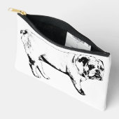 Saubere Kontur Zip Pouch Zubehörtasche (Offen)