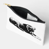 Saubere Kontur Zip Pouch Zubehörtasche (Offen)