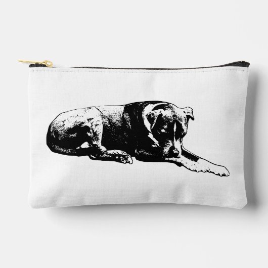 Saubere Kontur Zip Pouch Zubehörtasche (Vorderseite)